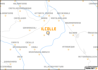 map of Il Colle