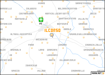 map of Il Corso