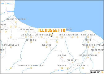 map of Il Crossetto