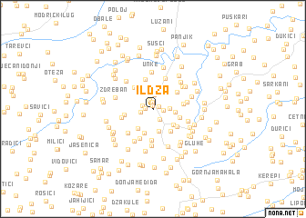 map of Ildža