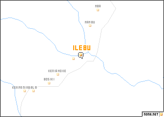 map of Ilebu