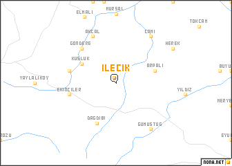 map of İlecik