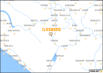 map of Ilegboro