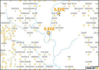 map of Ileko