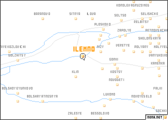 map of Ilemno