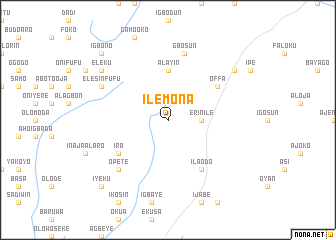 map of Ilemona