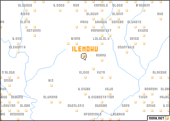 map of Ilemowu