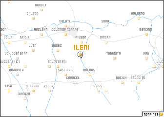 map of Ileni