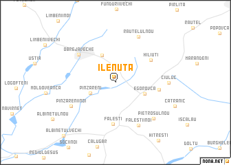 map of Ilenuţa