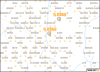 map of Ile Odu