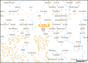 map of Ile Ola