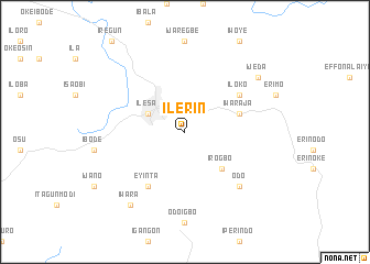 map of Ilerin