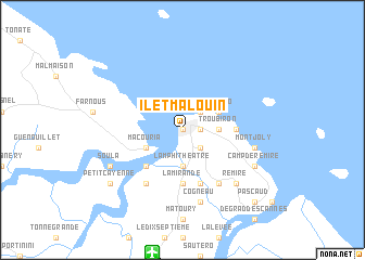 map of Îlet Malouin