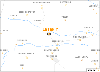 map of Iletskiy