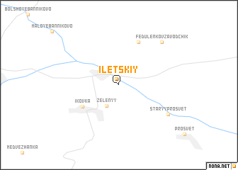 map of Iletskiy