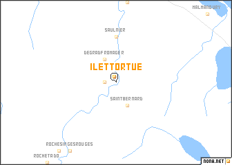 map of Îlet Tortue