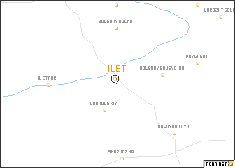 map of Ilet\