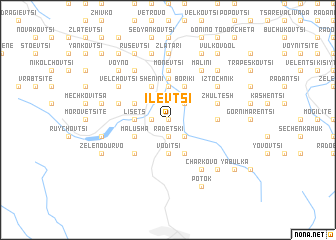 map of Ilevtsi