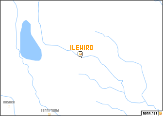 map of Ilewiro