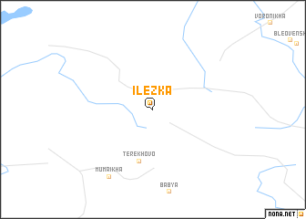 map of Ilezka