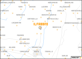 map of Il Fabbro