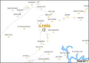 map of Ilford