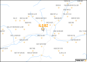 map of Ilgaz