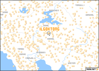 map of Ilgok-tong
