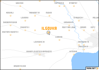 map of Ilʼgovka