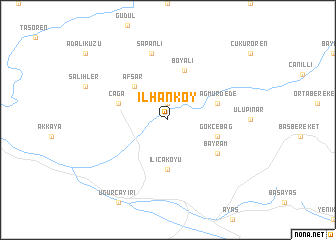 map of İlhanköy