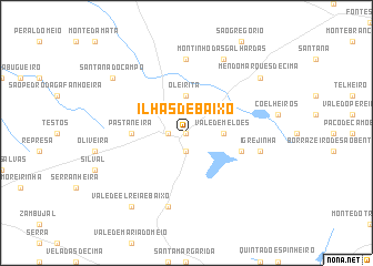 map of Ilhas de Baixo
