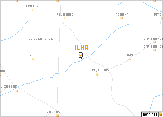 map of Ilha