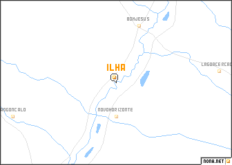 map of Ilha