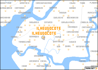 map of Ilhéu do Cote