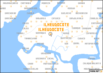 map of Ilhéu do Cote