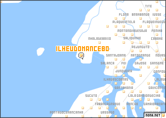 map of Ilhéu do Mancebo