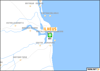 map of Ilhéus