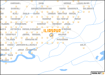 map of Iliāspur