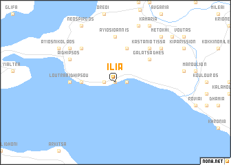 map of Ília