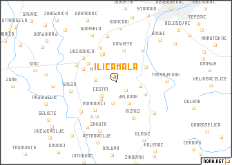 map of Ilića Mala