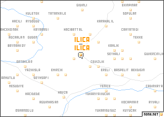 map of Ilıca