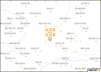 map of Ilıca