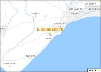 map of Ilʼichevskoye