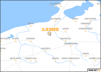 map of Ilʼichovo