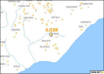 map of Ilicoa