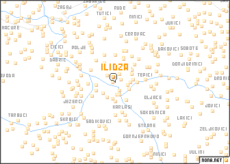 map of Ilidža