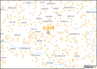 map of Ilidža