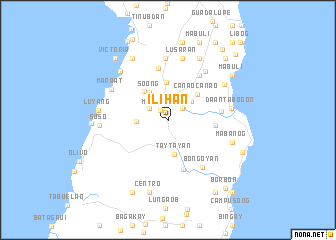 map of Ilihan