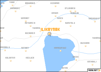 map of Ilıkaynak