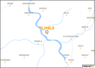 map of Ilimalo